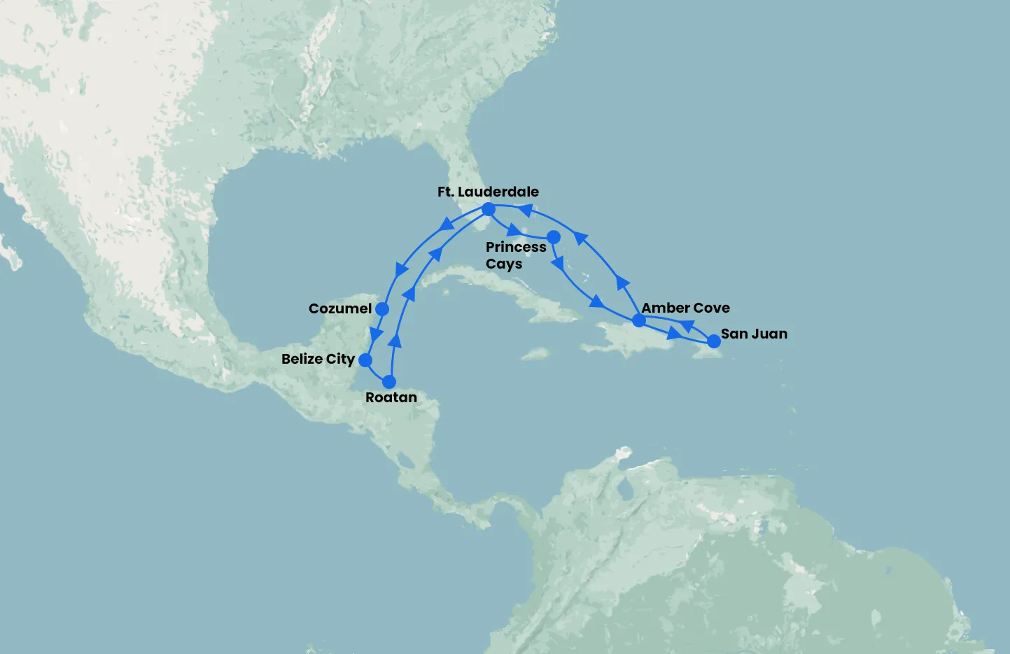 Cancun to Caribbean in Style – Sun Princess Voyage